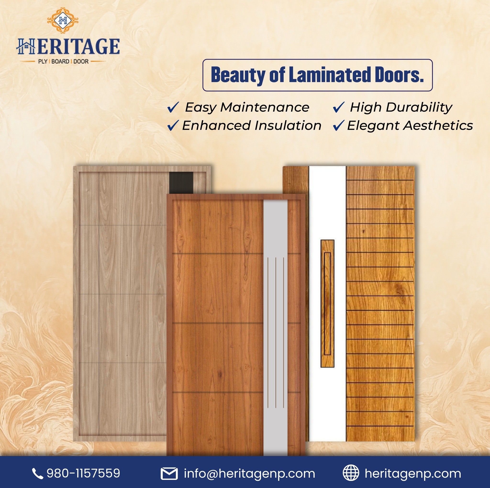 High-quality wooden doors in Nepal